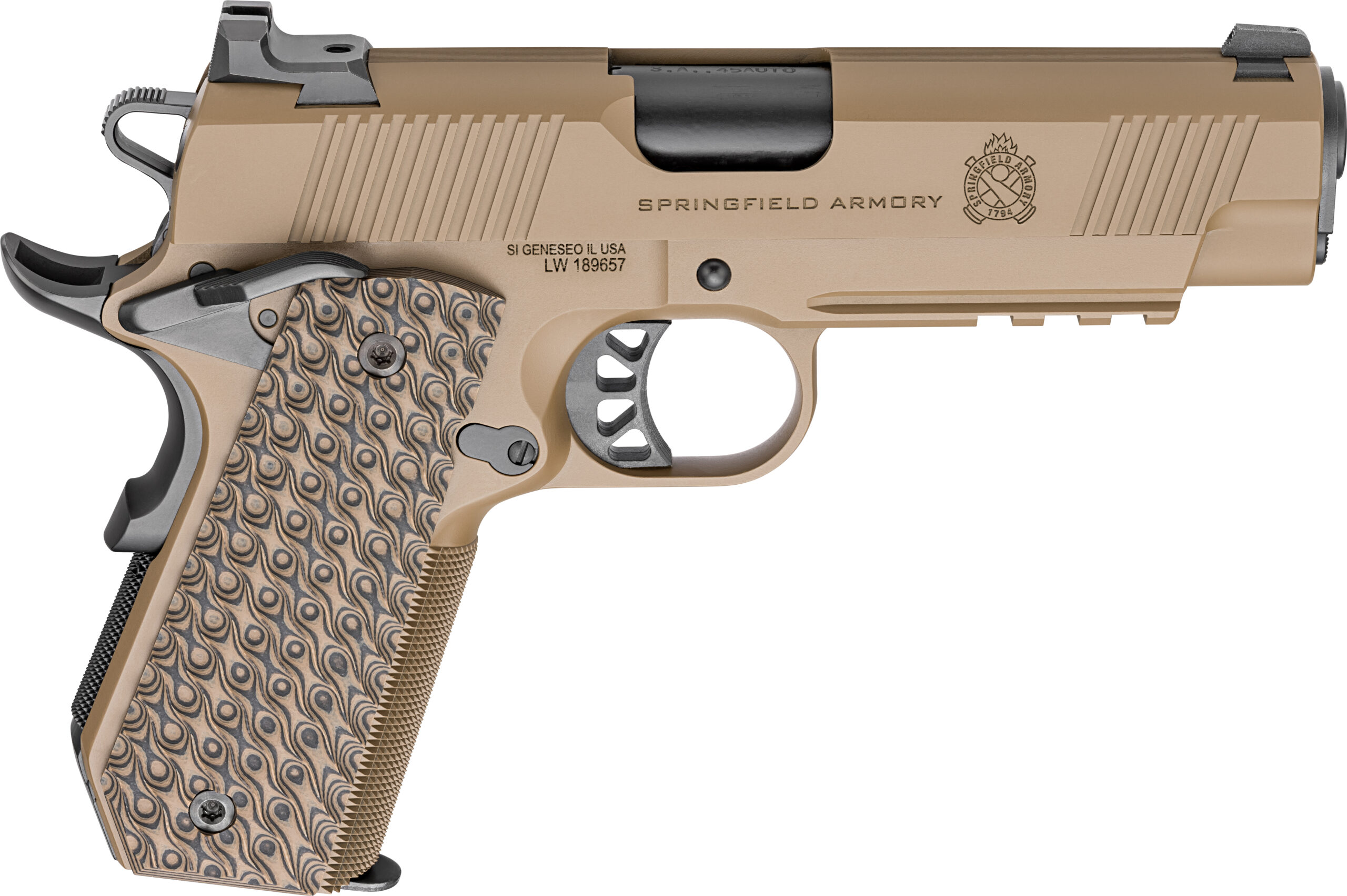 SPR 1911 TRP 45ACP 4.25 COY W/CARRY CUT 7RD