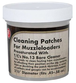 TC PRESATURATED CLEANING PATCHES N.13 BORE 100CT