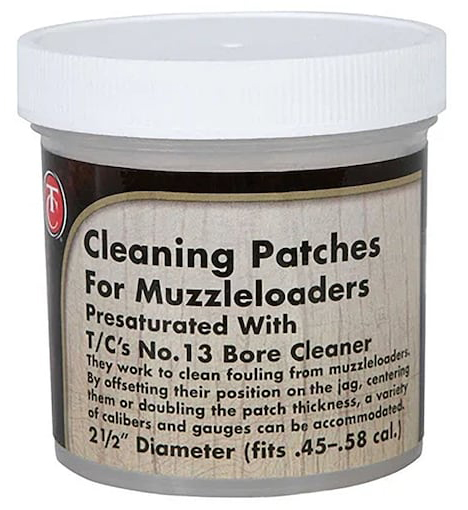 TC PRESATURATED CLEANING PATCHES N.13 BORE 100CT
