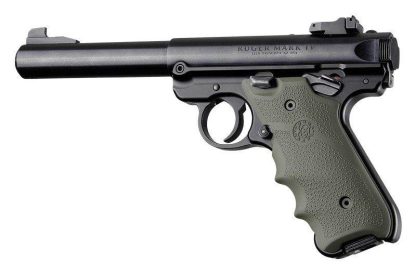 Ruger MKIV Rubber Grip with Finger Grooves OD Green