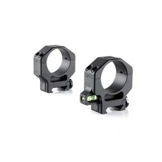 RPM Precision 34mm High (1.25'') Scope Rings with Co-Linear Bubble Level