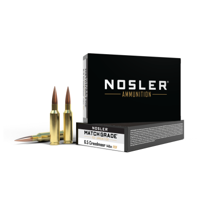 Nosler RDF Match Grade Rifle Ammunition 6.5 Creedmoor 140gr OTM 2650 fps 20/ct