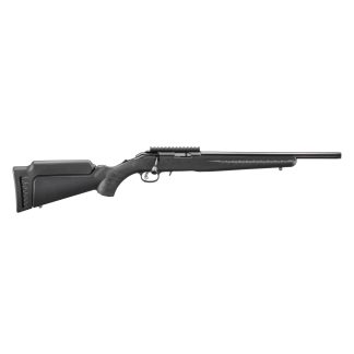 Ruger American Rimfire Rifle .17 HMR 9rd Magazine(1) 16.1" Threaded Barrel Black Synthetic Stock