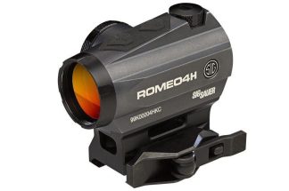 Sig Sauer ROMEO4H Red Dot Sight - 1x30mm 2 MOA Red Dot Ballistic Circle Dot Reticle Graphite