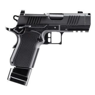 Alpha Foxtrot AF1911-ROMULUS Handgun 9mm Luger 20rd Magazines(5) 3.5'' Ported Barrel MOS DLC Black