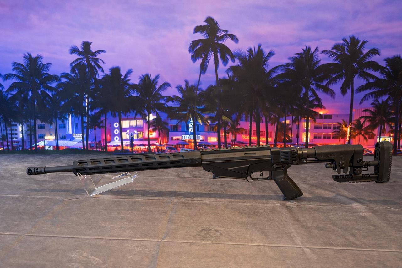 Ruger Precision .308 Winchester, 20" Barrel, 10+1 Capacity, Left Side Folding MSR Stock, Black Polymer Grip, 15" M-LOK Handguard