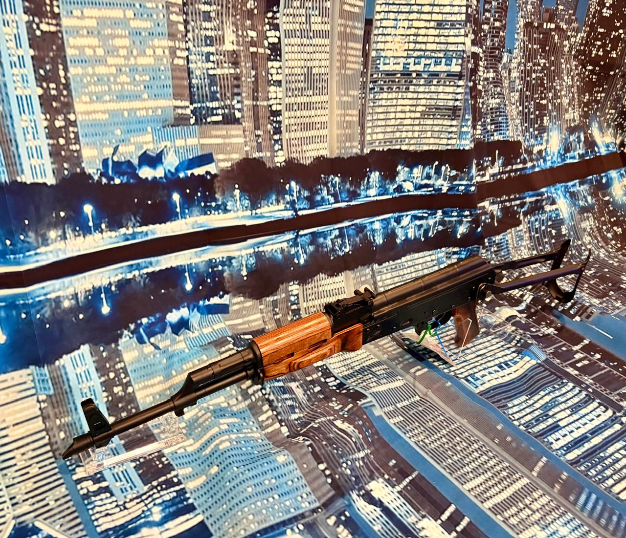 PSA AK-47 GF3 Forged Under Folding Rifle, Nutmeg Wood - Image 2