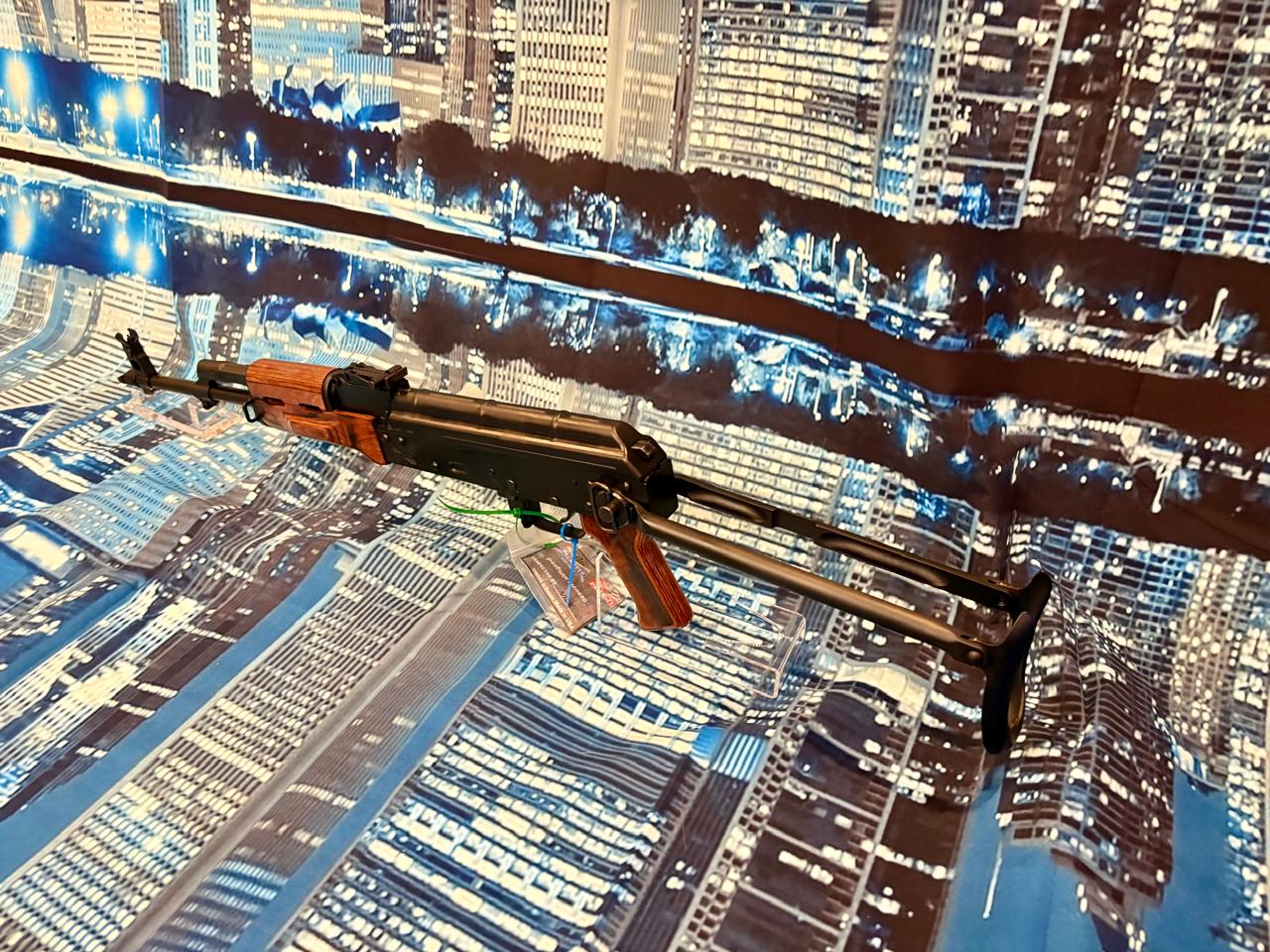 PSA AK-47 GF3 Forged Under Folding Rifle, Nutmeg Wood - Image 3
