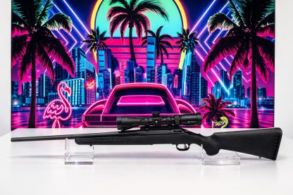 Ruger American .308 Winchester & Vortex Crossfire II 3-9x40mm Scope, 4+1 Capacity, 22" Barrel, Matte Black Stock