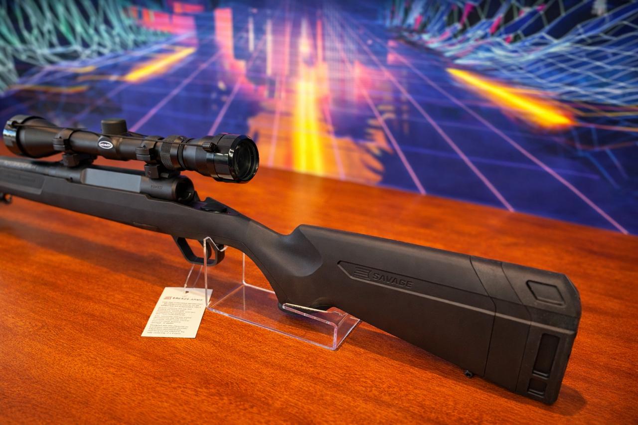 Savage Axis XP .308 Winchester & 3-9x40mm Weaver Scope, 4+1 Capacity, 22" Barrel, Matte Black Stock - Image 3