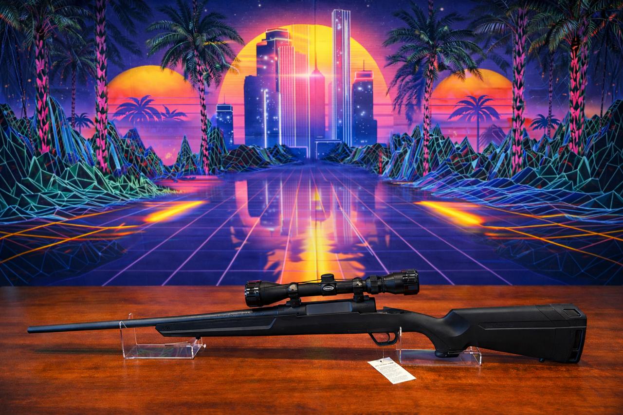 Savage Axis XP .308 Winchester & 3-9x40mm Weaver Scope, 4+1 Capacity, 22" Barrel, Matte Black Stock