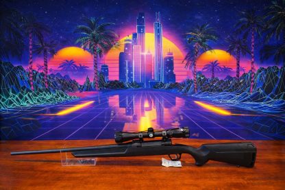 Savage Axis II XP .243 Winchester & Bushnell Banner 3-9x40mm Scope, 4+1 Capacity, 22" Barrel, Matte Black Stock