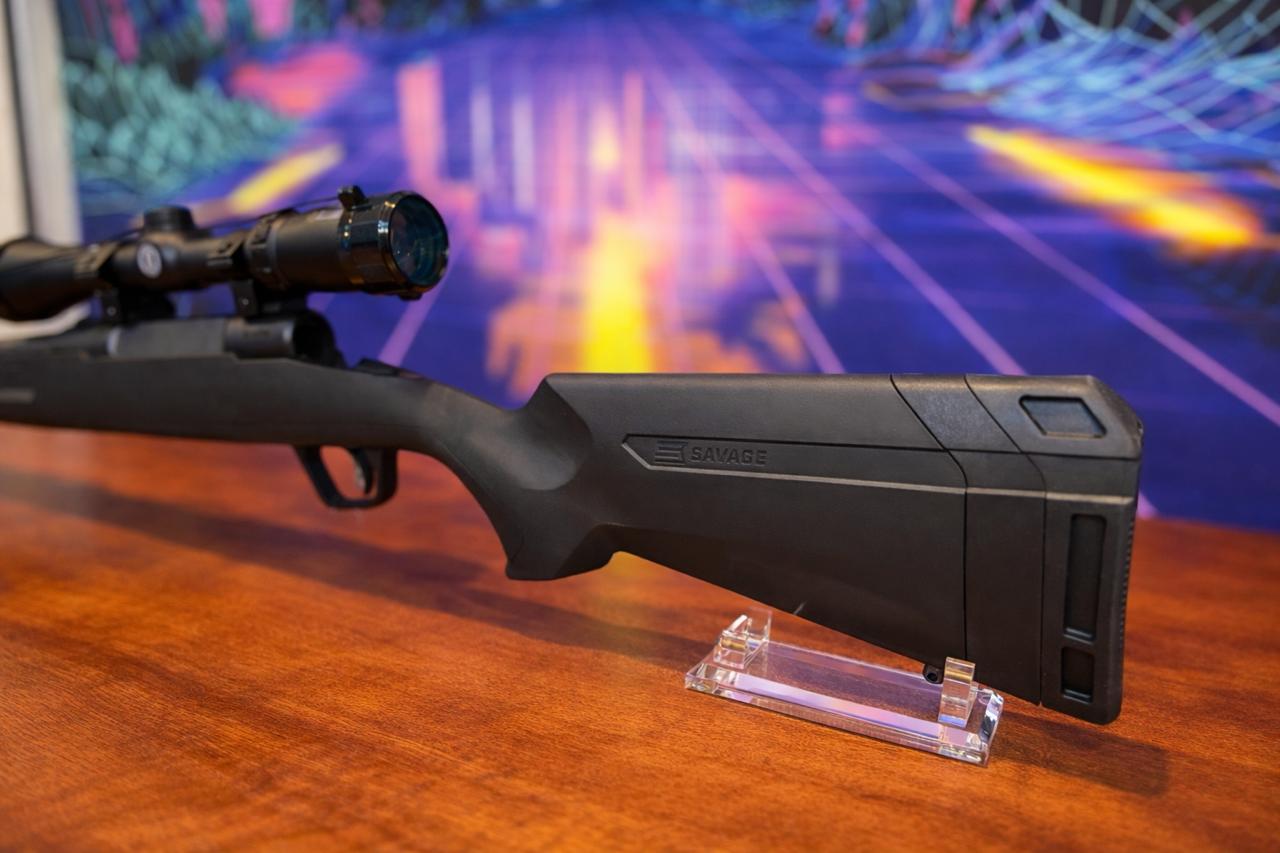 Savage Axis II XP .308 Winchester & Bushnell Banner 3-9x40mm Scope, 4+1 Capacity, 22" Barrel, Matte Black Stock - Image 3