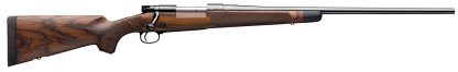 Winchester Repeating Arms 535239228 Model 70 Super Grade 30-06 Springfield Caliber with 5+1 Capacity, 24" Barrel, High Polished Blued Metal Finish & AAA French Walnut Stock Right Hand (Full Size)