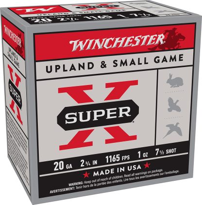 Winchester Ammo XU20H7 Super X Heavy Game Load 20Gauge 2.75" 1oz 7.5Shot 25 Per Box/10 Case