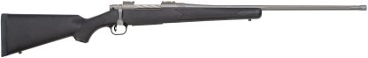 Mossberg 28135 Patriot  Full Size 300 Win Mag 3+1 24" Stainless Cerakote Fluted Barrel, Stainless Cerakote Receiver Drilled & Tapped, Black Fixed Synthetic Stock, Right Hand