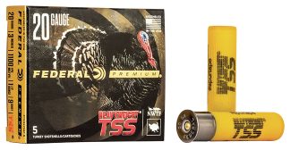 Federal PTSSX259F9 Premium Turkey Heavyweight TSS 20Gauge 3" 1 1/2oz 9Shot 5 Per Box/50 Case