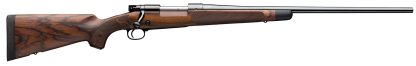 Winchester Repeating Arms 535239212 Model 70 Super Grade 243 Win Caliber with 5+1 Capacity, 22" Barrel, Polished Blued Metal Finish, AAA French Walnut Stock & No Sights Right Hand (Full Size)