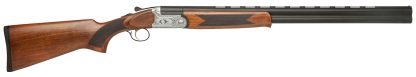 Dickinson LLC GW12W26P Green Wing  12 Gauge 2rd 3" 26" Matte Black Vent Rib Barrel, Engraved Steel Receiver w/Satin Silver Metal Finish, Bead Front Sight, Wood Stock & Ejector