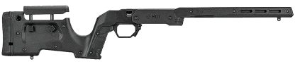 Mdt Sporting Goods Inc 104689BLK XRS Chassis Black Aluminum Core with Polymer Panels, Adj. Cheekrest, M-LOK Forend, Interchangeable Grips, AICS Mag Compatible, Fits Short Action Tikka T3
