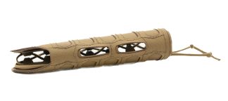 Cole-tac HG202 SD Handguard Wrap W/ Slots Coyote Brown Squadron 6.5" Long