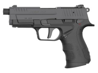 Retay USA RXP22BSG13TH RXP 22 LR 13+1 4" Threaded Barrel, Gray Cerakote Optic Ready/Serrated Slide, Black Cerakote Polymer Frame w/Accessory Rail, RMSc/RMR Footprint