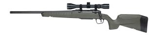 Savage Arms 33190 Axis 2 XP 350 Legend 4+1 18" Matte Black Carbon Steel Threaded Barrel & Drilled & Tapped Receiver, OD Green Synthetic Fixed w/Pistol Grip Stock, 3-9x40mm Duplex Scope, Left Hand
