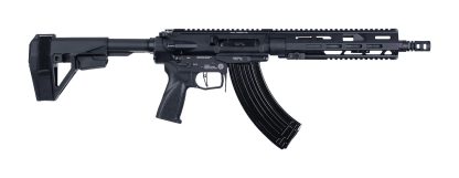 Grand Power 197892033039 ARAQ-S 7.62x39mm 20+1 11" Black, Receiver w/Picatinny Rail, M-LOK Handguard, Black Polymer SB Tactical SBA5 Brace, Black Pistol Grip, Right Hand