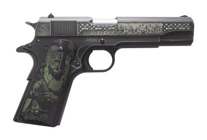 Tisas Arms Customs 10100518AA7 1911 A1 Service Warrior ports South Exclusive 45 ACP 7+1 5" Carbon Steel Serrated Slide & Frame w/Beavertail
