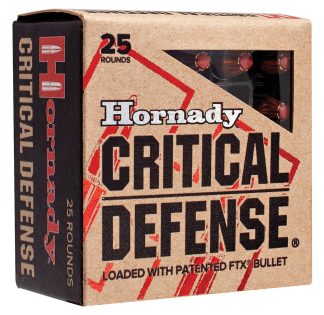 Hornady 90080 Critical Defense  380ACP 90gr Hornady Flex Tip eXpanding 25 Per Box/10 Case