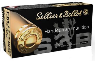 Sellier & Bellot SB9A Handgun  9mmLuger 115gr Full Metal Jacket 50 Per Box/20 Case
