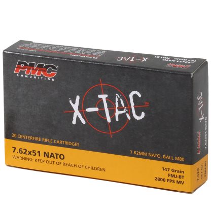 PMC 7.62NATO 147GR XTC FMJBT20