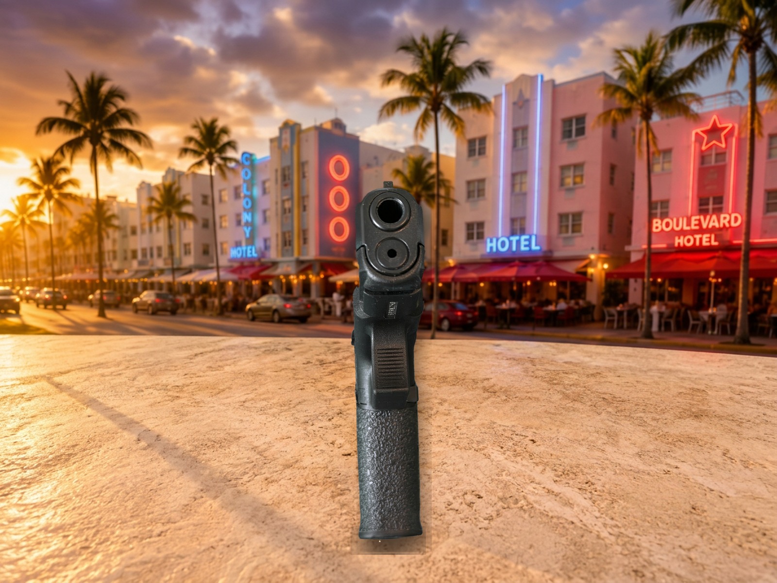 Glock 45 Gen 5 9mm — Distressed Empire Duracoat, Timney Trigger, 3 mags, Black Arch IWB holster — Pre-Owned - Image 5