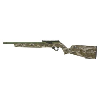 TacSol Hunter Rifle .22 LR 10rd Magazine 16.5" Threaded OD Green Barrel BX Trigger Mossy Oak Bottomland Stock