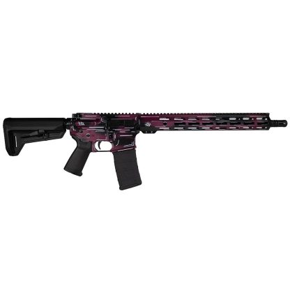Shark Coast Tactical "Anime- Black Cherry" Rifle 5.56mm 10rd Magazine 16" Barrel 15" M-LOK Handguard California Compliant